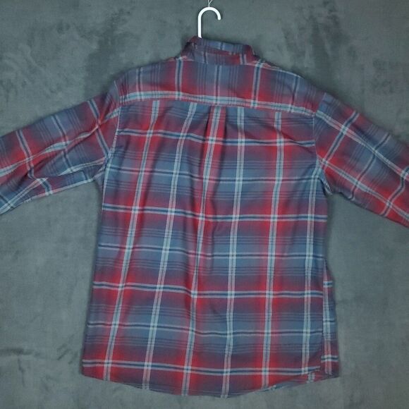 Eddie Bauer Shirt Travex Mens TXL Classic Fit Long Sleeve Button Up Plaid Casual - Picture 14 of 15